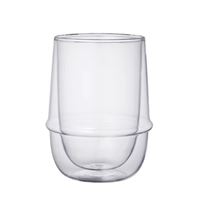 Kinto KRONOS Double Wall Iced Tea Glass 350ml