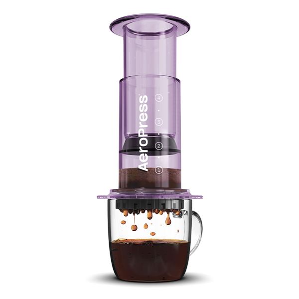 AeroPress Clear Purple Coffee Maker