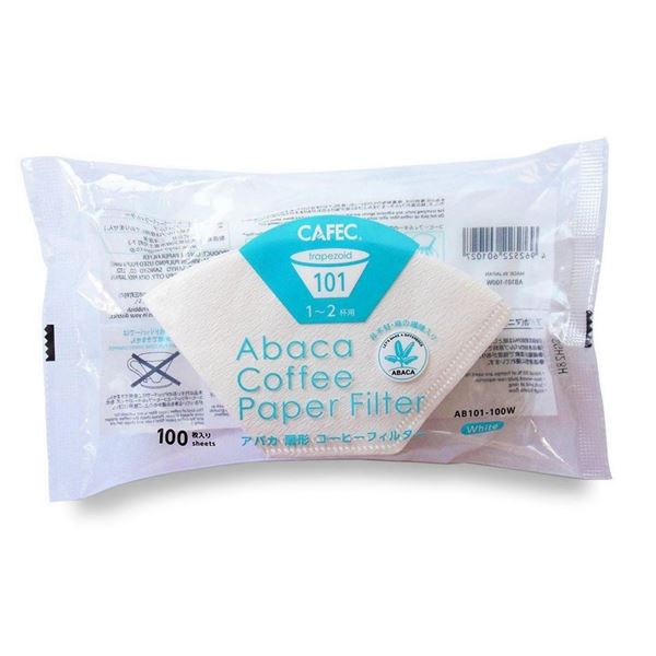 Cafec Abaca Trapezoid Paper Filters size 01 100 pcs