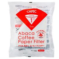 Cafec Abaca Cone-shaped Paper Filters size 01 100 pcs