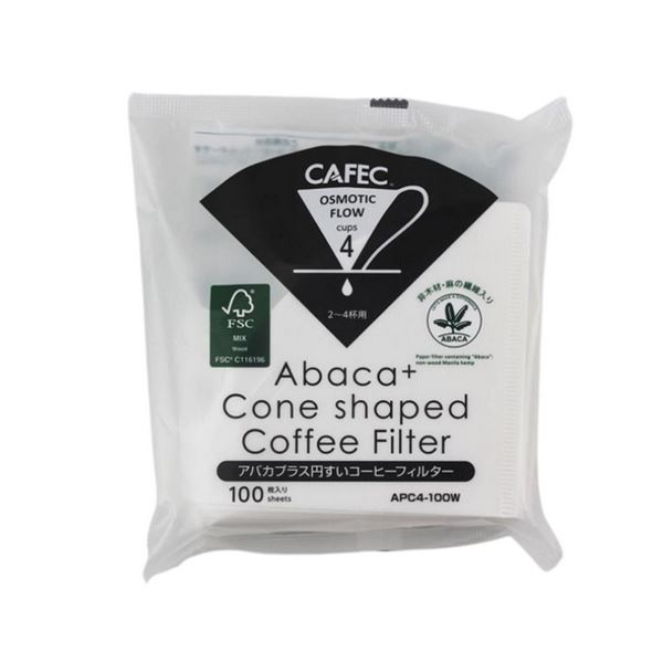 Cafec Abaca+Cone-shaped Paper Filter size 02 100 pcs