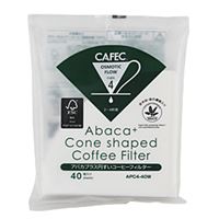 Cafec Abaca+Cone-shaped Paper Filter size 02 40 pcs