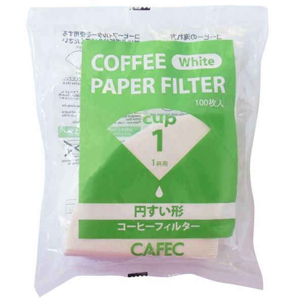 Cafec Cone-shaped Paper Filters size 01 100 pcs