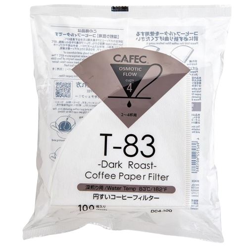 Cafec Dark Roast Paper Filters size 02 100 pcs