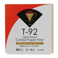 Cafec Light Roast Paper Filters size 02 40 pcs