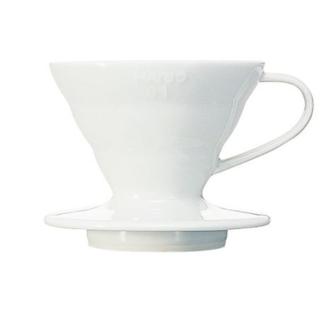 Hario Ceramic Coffee Dripper V60-01 White